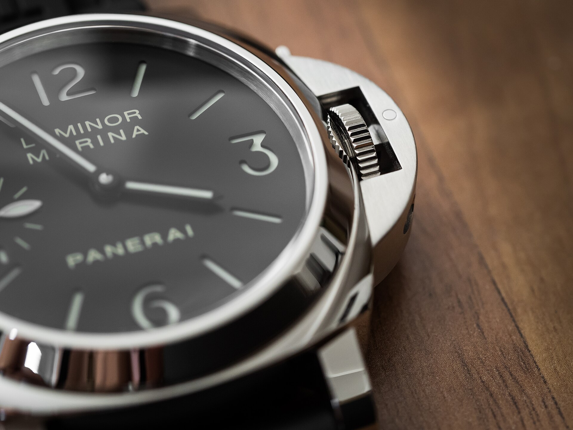 No Reserve – 2021 Panerai Luminor Marina 44MM Black Dial Leather Strap (PAM01312)
